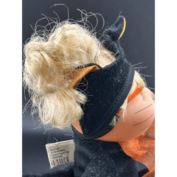 2000 Cabbage Patch Kids Black Cat Plush Doll 10" Halloween Vtg HTF Rare - Picture 14 of 16